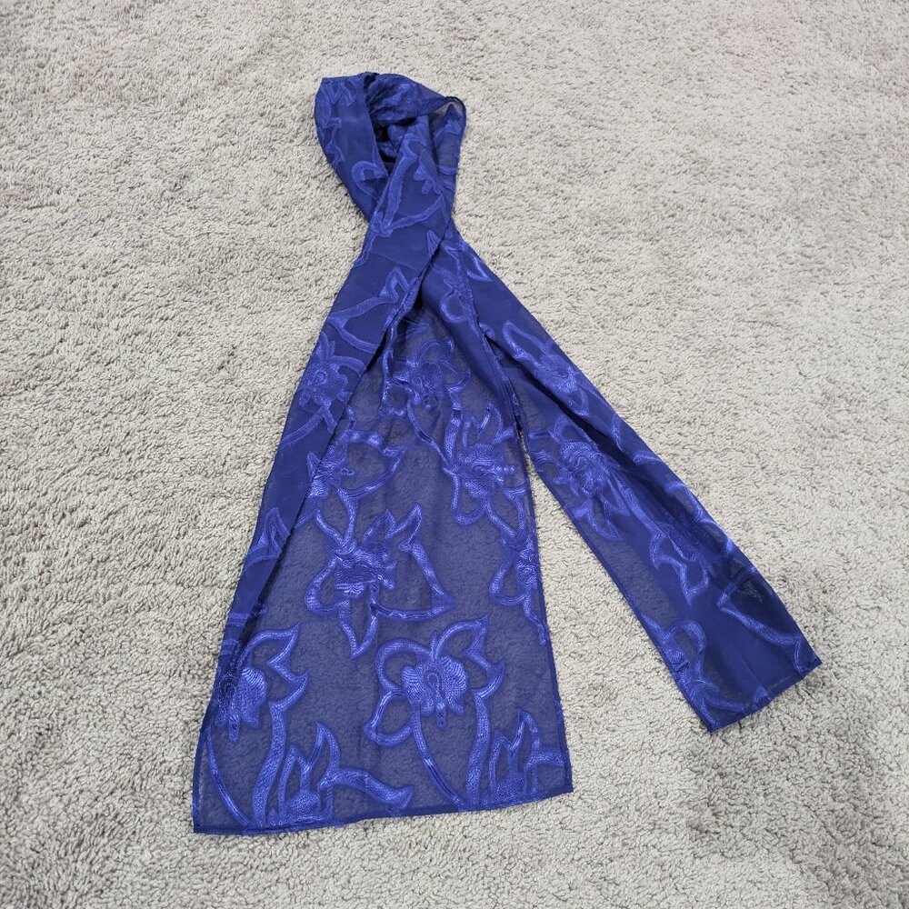 Dark Blue Scarf‎